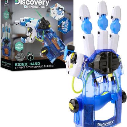 مجموعة ديسكفري لليد الإلكترونية اليدوية بتقنية STEM – مجموعة هندسية روبوتية هيدروليكية للأطفال