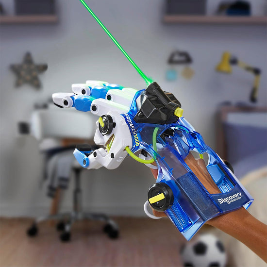 مجموعة ديسكفري لليد الإلكترونية اليدوية بتقنية STEM – مجموعة هندسية روبوتية هيدروليكية للأطفال