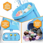 Discovery Kids Rock Tumbler Scientific Kit 6-Piece – STEM Geology and Gem Polishing Set