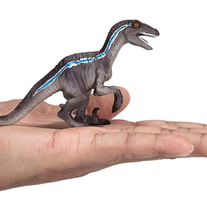 MOJO Velociraptor Crouching Dinosaur Figure Hand Painted Toy