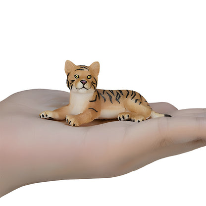 Mojo Wildlife Tiger Cub Lying Down Figure