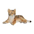 MOJO Wildlife Bengal Tiger Cub Laying Down Figure – Hand-Painted Animal Model