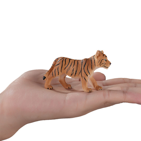 MOJO Tiger Cub Standing Figure Hand-Painted Wildlife Animal Model