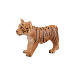 MOJO Tiger Cub Standing Figure Hand-Painted Wildlife Animal Model