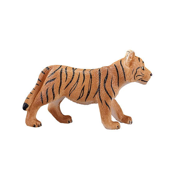 MOJO Tiger Cub Standing Figure Hand-Painted Wildlife Animal Model