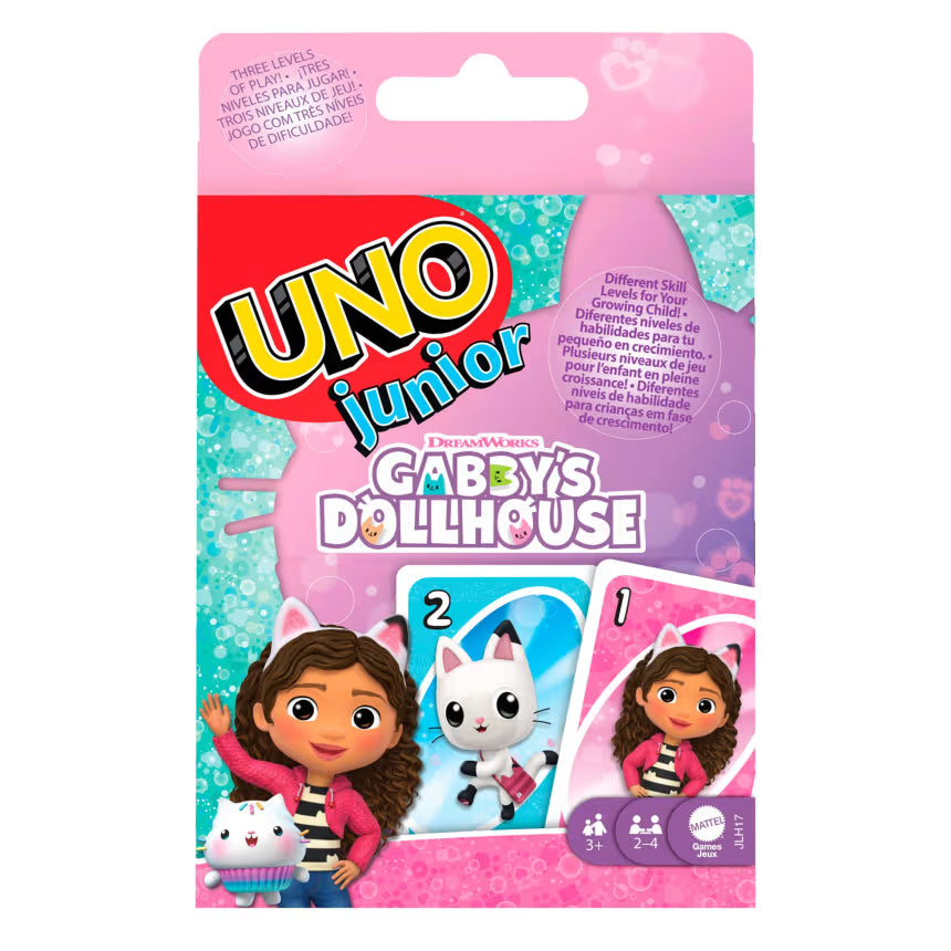 UNO Junior Gabby’s Poppenhuis Card Game for Kids 3+