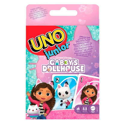 UNO Junior Gabby’s Poppenhuis Card Game for Kids 3+