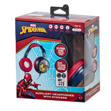 Spider-Man Auxiliary Headphones with Stickers