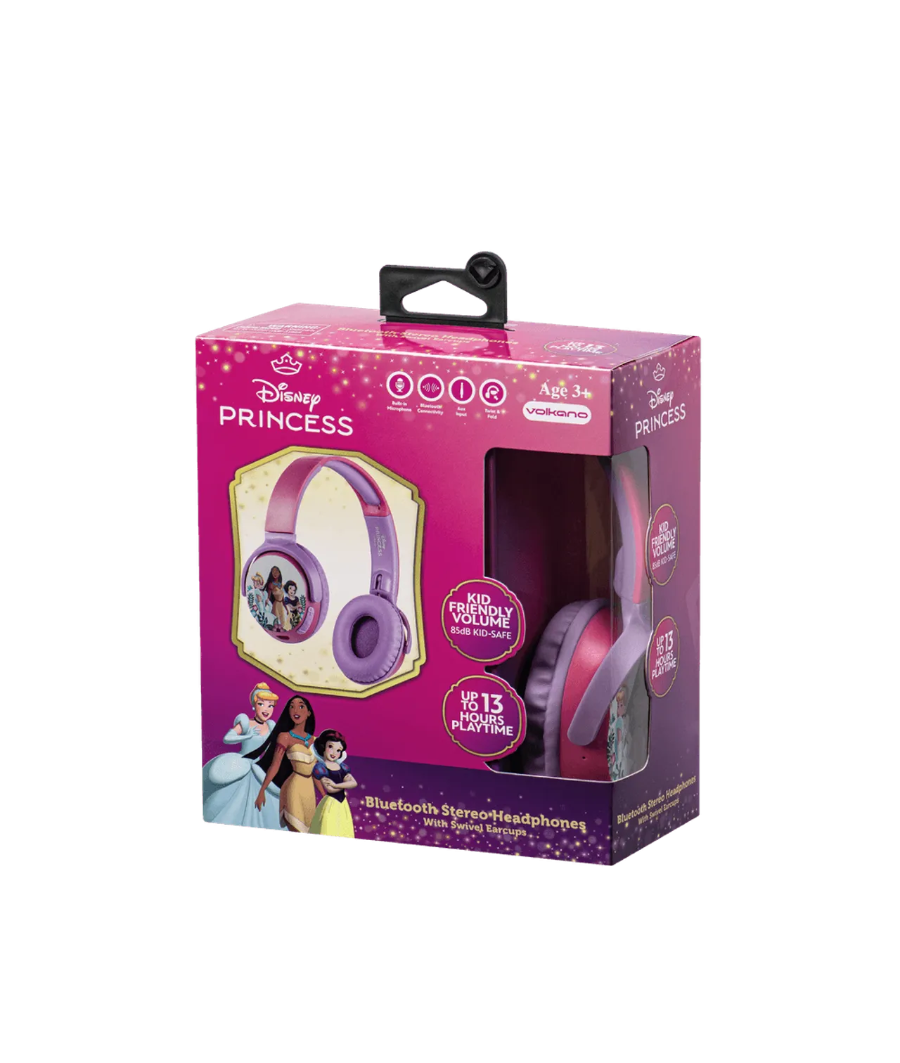Princesses Bluetooth Wireless Stereo Headphones