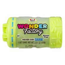 Wonder Factory Never Dry Sand Single Pack Sensory Play Sand Set