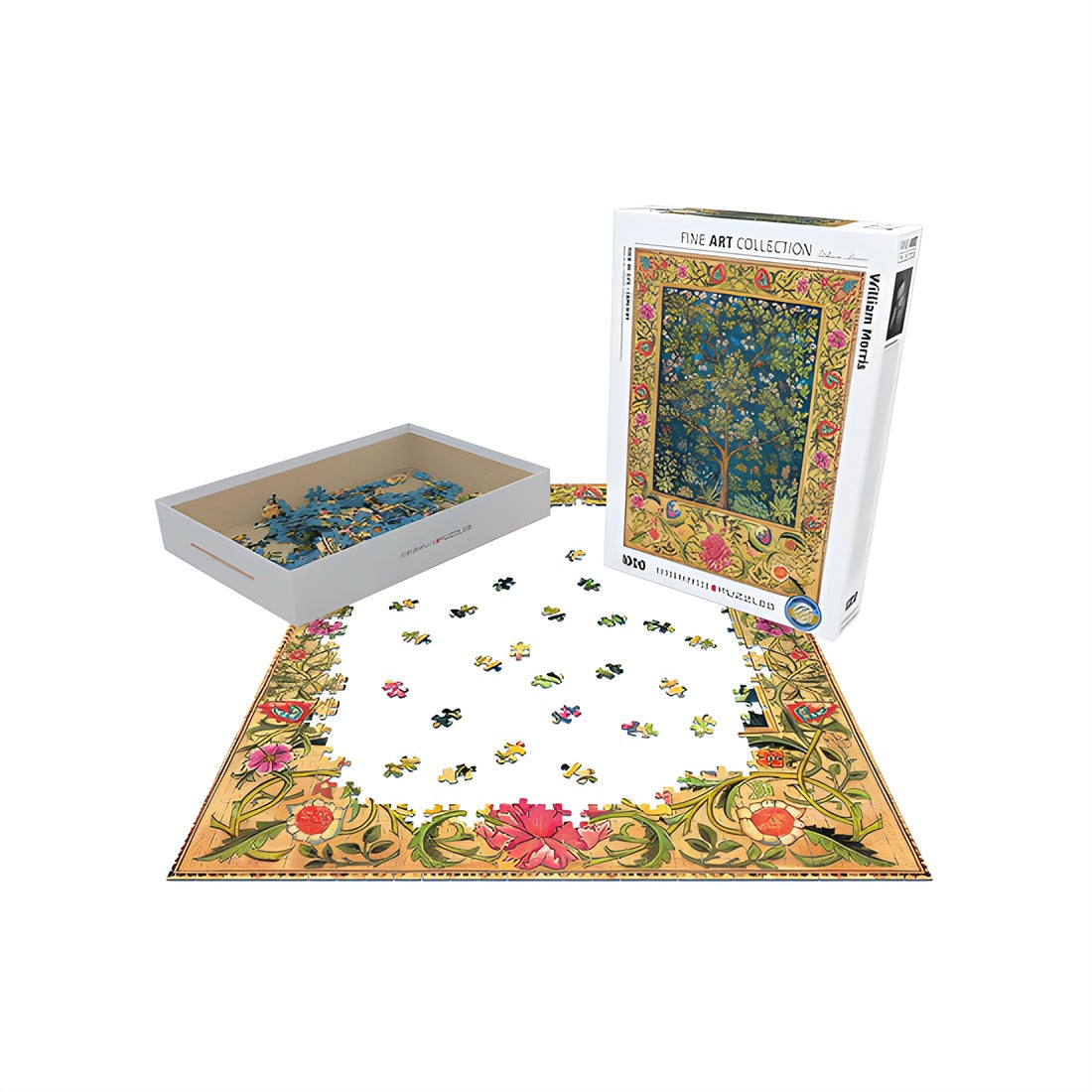 Puzzle 1000 Tree Of Life Tapestry By William Morris