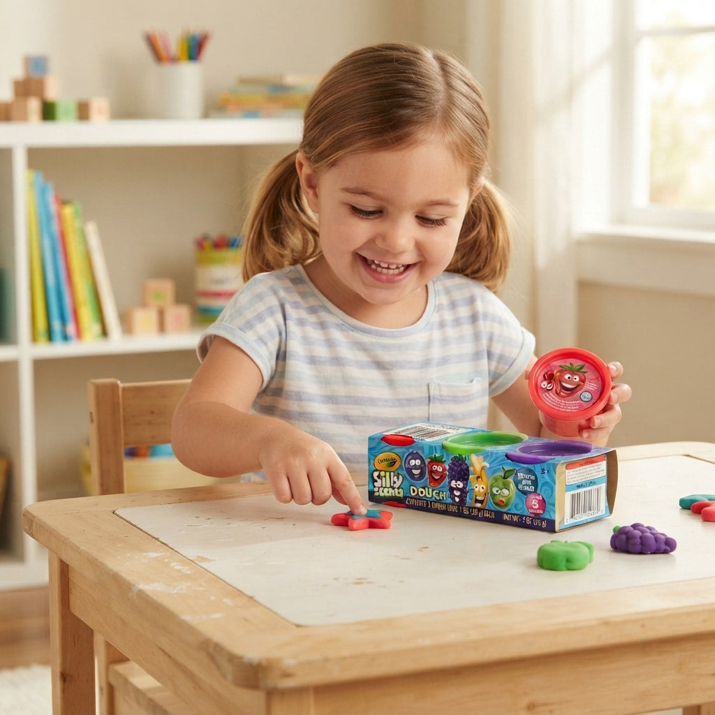 Crayola Silly Scents Mini Scented Dough 3-Pack – Assorted