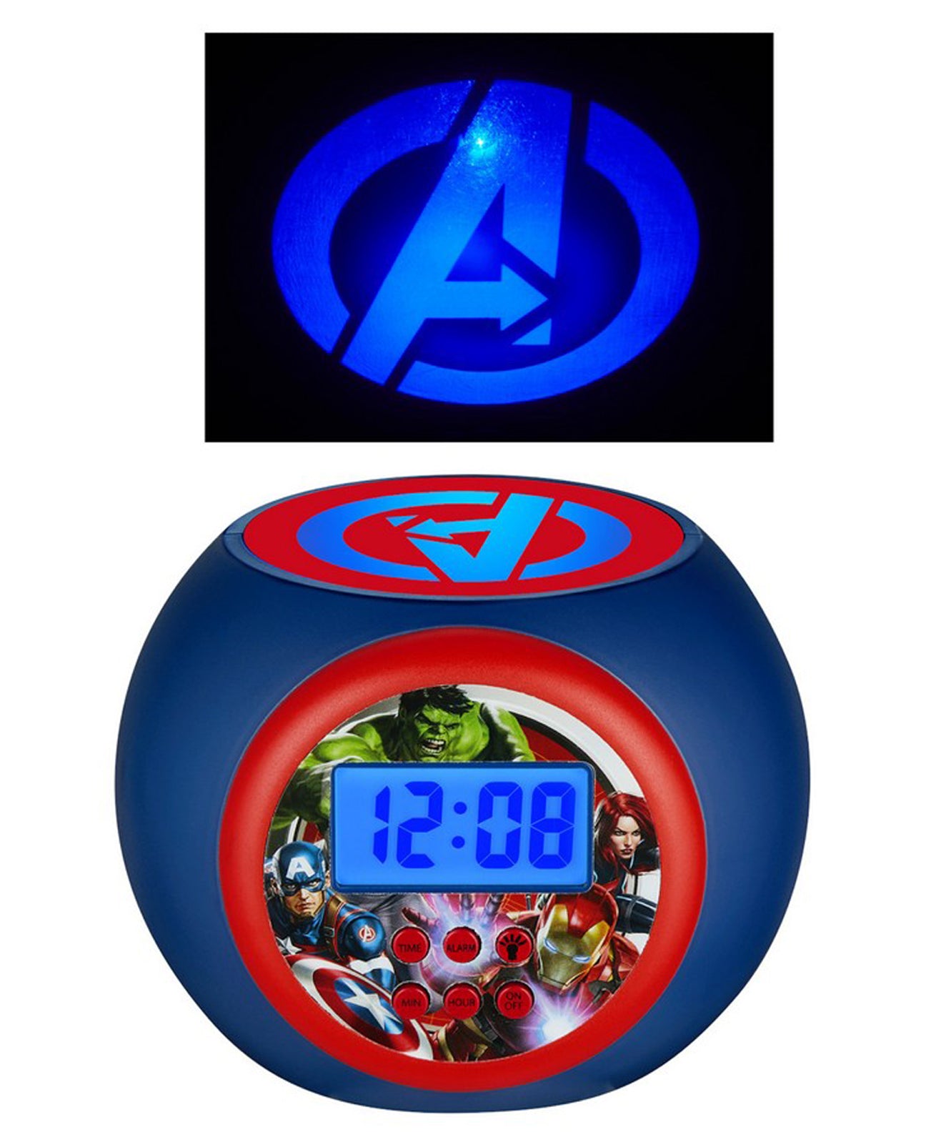 Projector Alarm Clock- Avengers