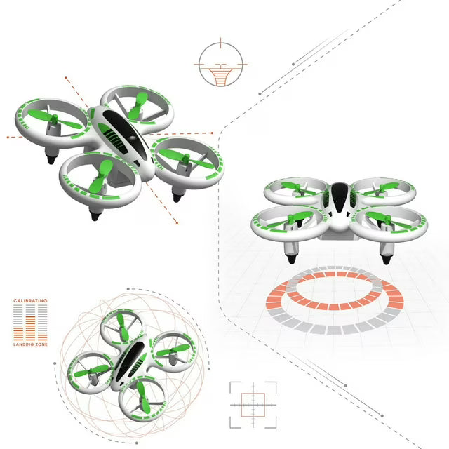Sharper Image Drone Stunt Glow LED 5inch RC Drone
