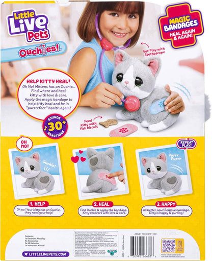 LLP OUCHIES PK MITTENS (KITTY) - 630996266816