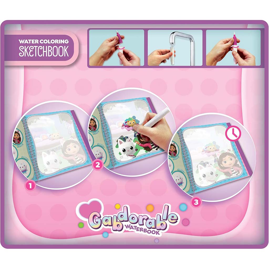 Gabby's Dollhouse Gabdorable Waterbook