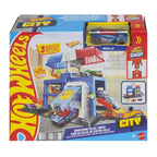 Hot Wheels City Downtown Police Station Playset with Police Car