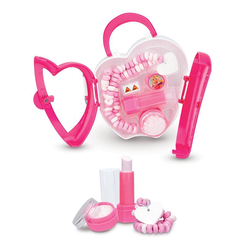 Barbie Beauty Case with Candy 42g Pretend Makeup Set