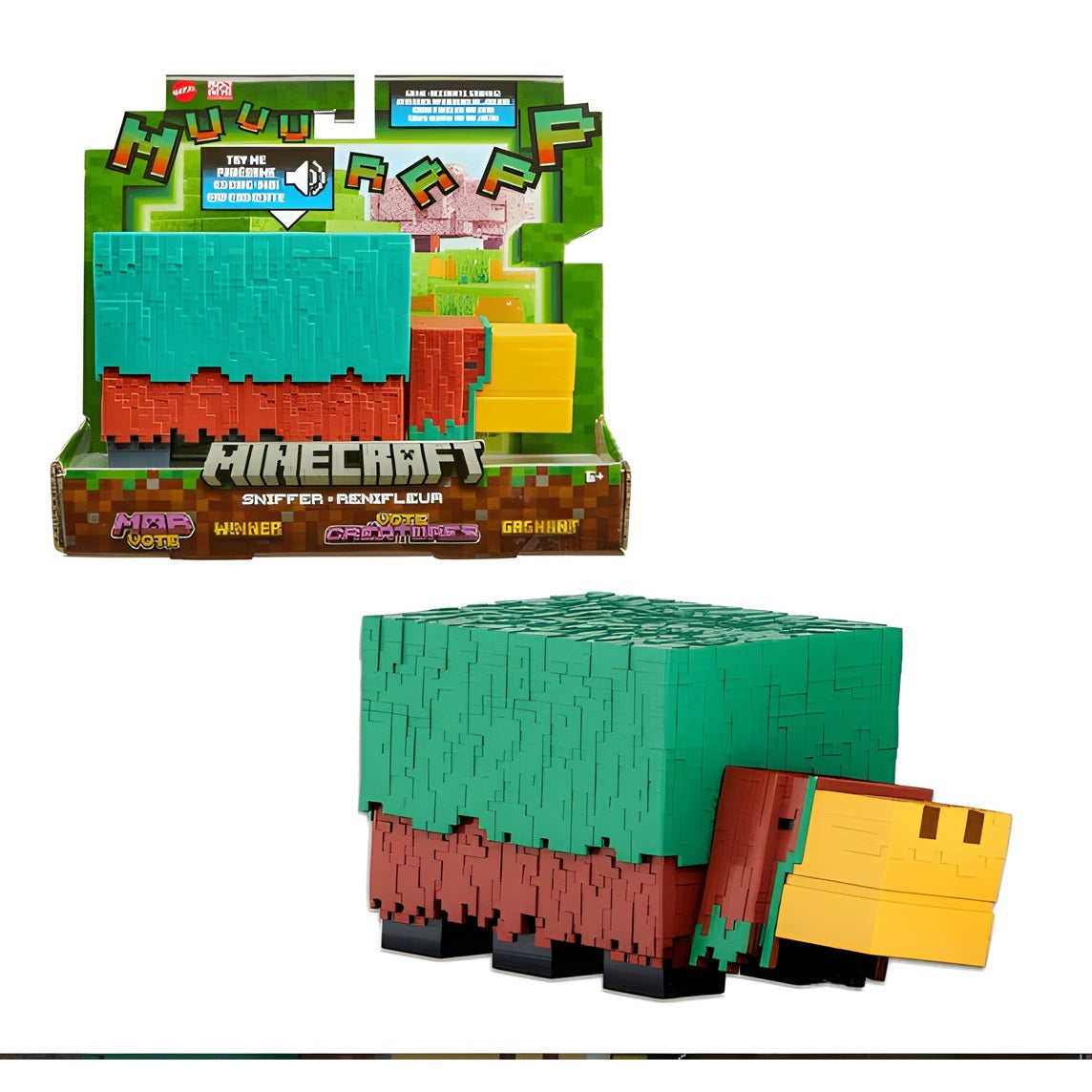 Minecraft The Sniffer Interactive Figure with Sounds 3.25 Inch