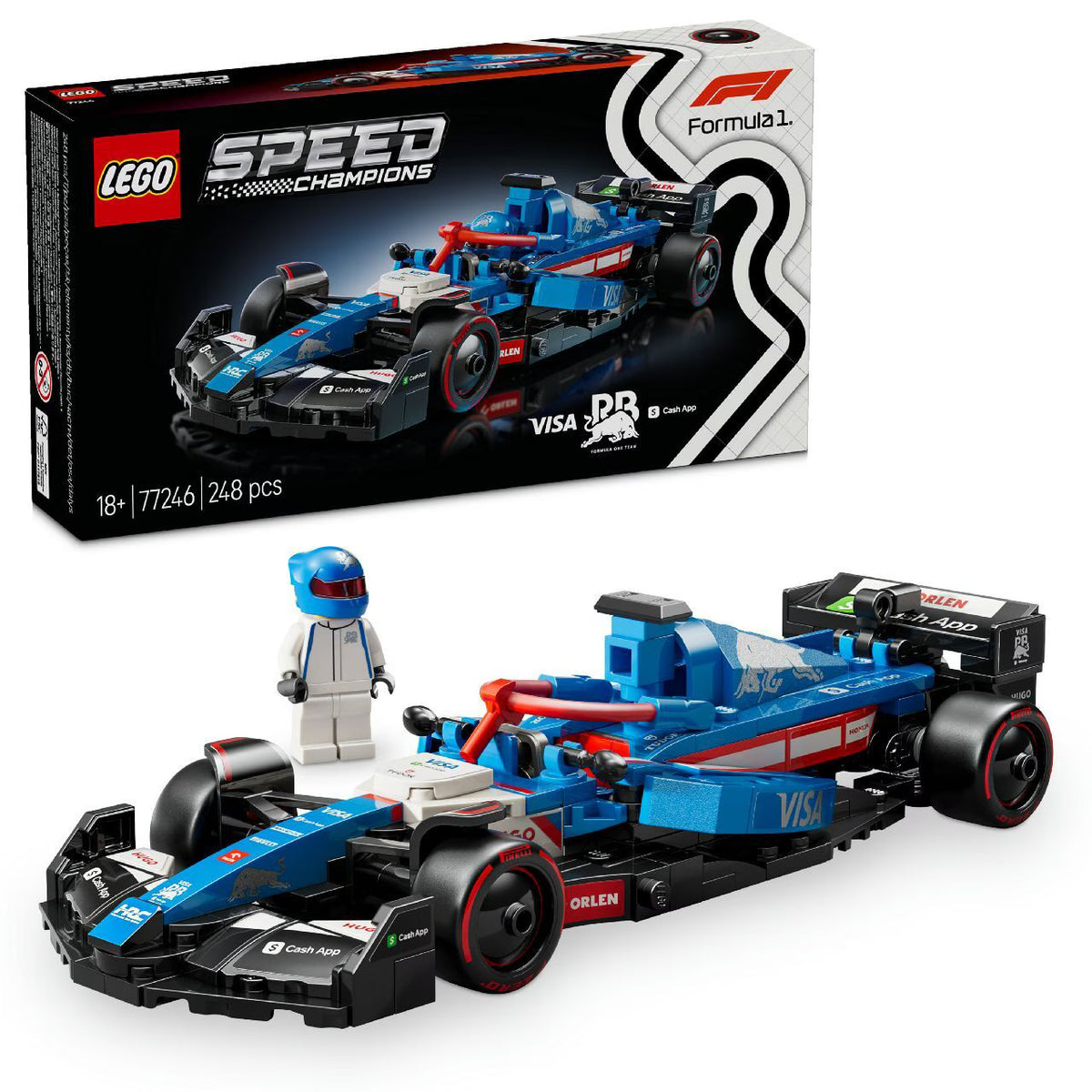 77246 Visa Cash App VCARB 01 F1 Race Car