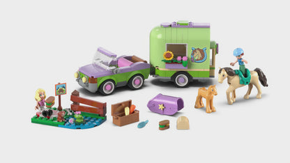42695 Horse & Baby Foal Trailer