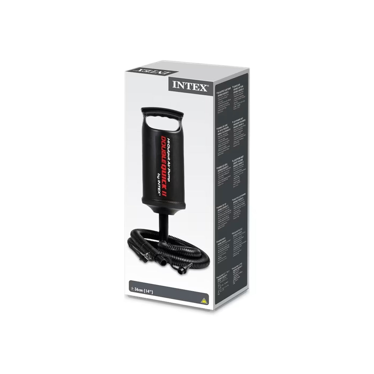 مضخة يدوية مزدوجة سريعة INTEX سعة 1.7 لتر