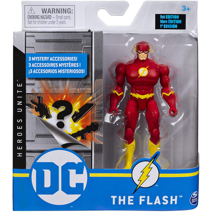 DC Comics 4-Inch Action Figure with Mystery Accessories – Assorted (3+ Years)