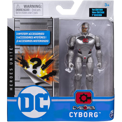 DC Comics 4-Inch Action Figure with Mystery Accessories – Assorted (3+ Years)