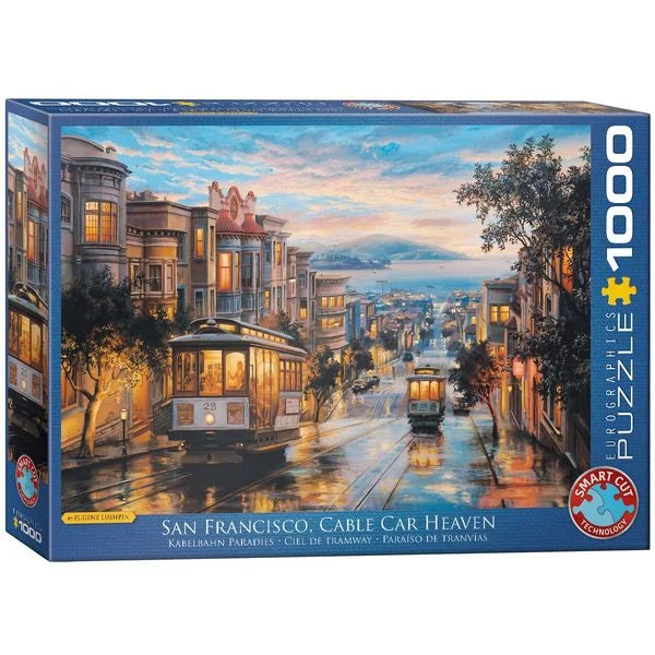 Eurographics San Francisco Cable Car Heaven 1000 Piece Puzzle