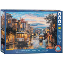 Eurographics San Francisco Cable Car Heaven 1000 Piece Puzzle