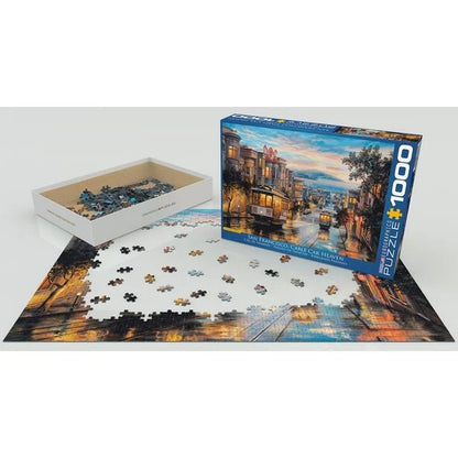 Eurographics San Francisco Cable Car Heaven 1000 Piece Puzzle