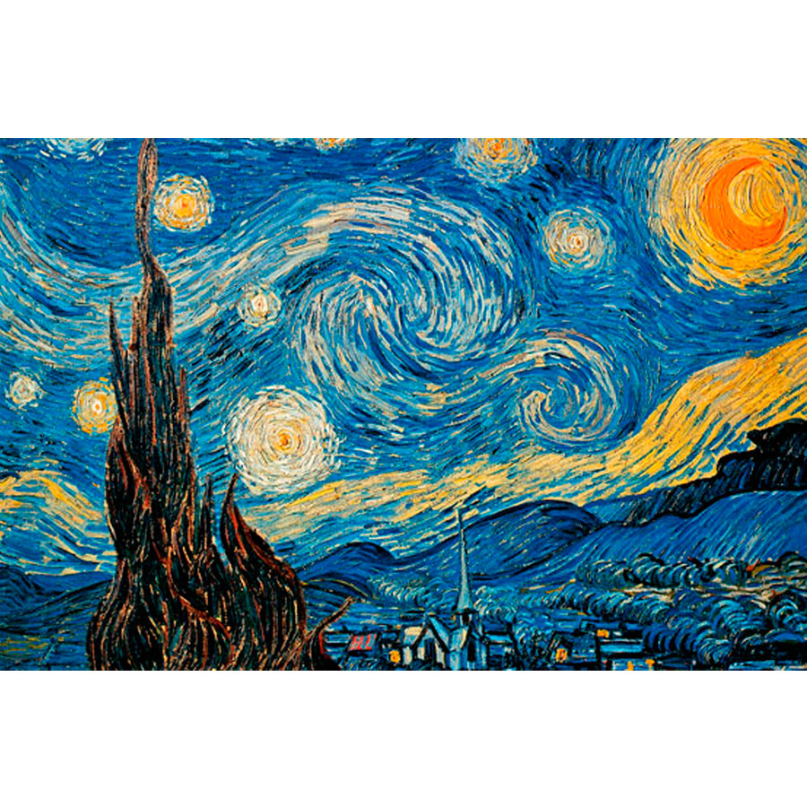 Puzzle 1000 Starry Night By Vincent Van Gogh