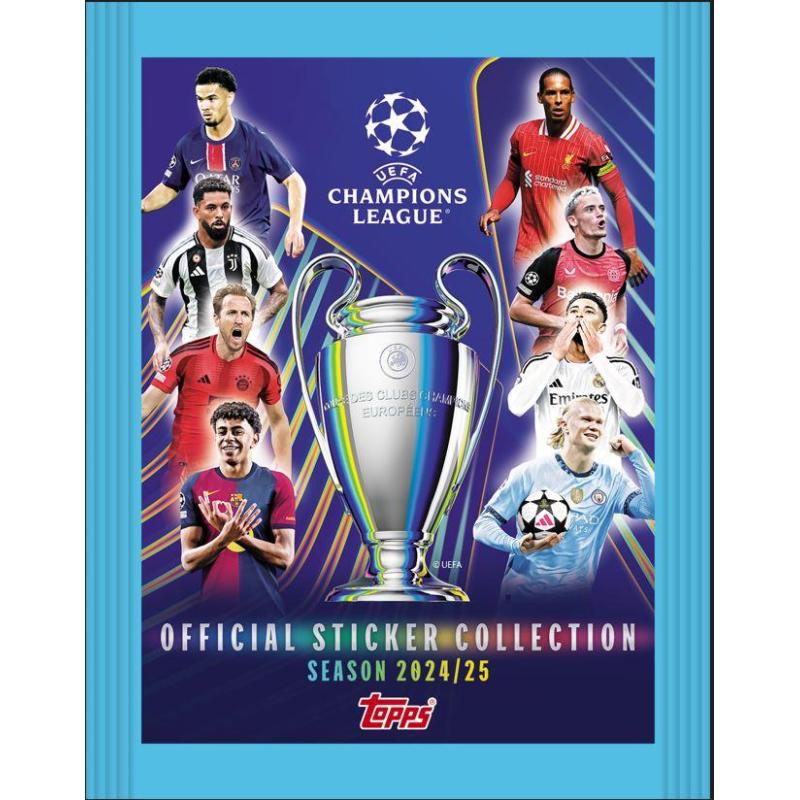 Champions League 2025 Packets Sticker