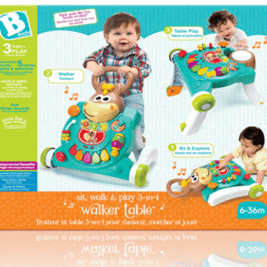 3-in-1 Twinkling Horse Table Walker – Multifunctional Baby Toy