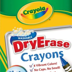 Crayola 8 CT Dry-Erase Crayons Large Size