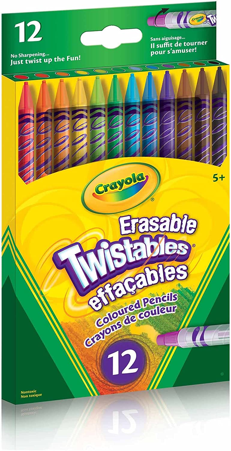 12 Erasable Twistable Pencils