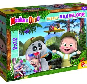 Masha-Puzzle Supermaxi Lets Play Again 2 X 12 PCS