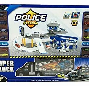 Grand Police Station With Super Truck