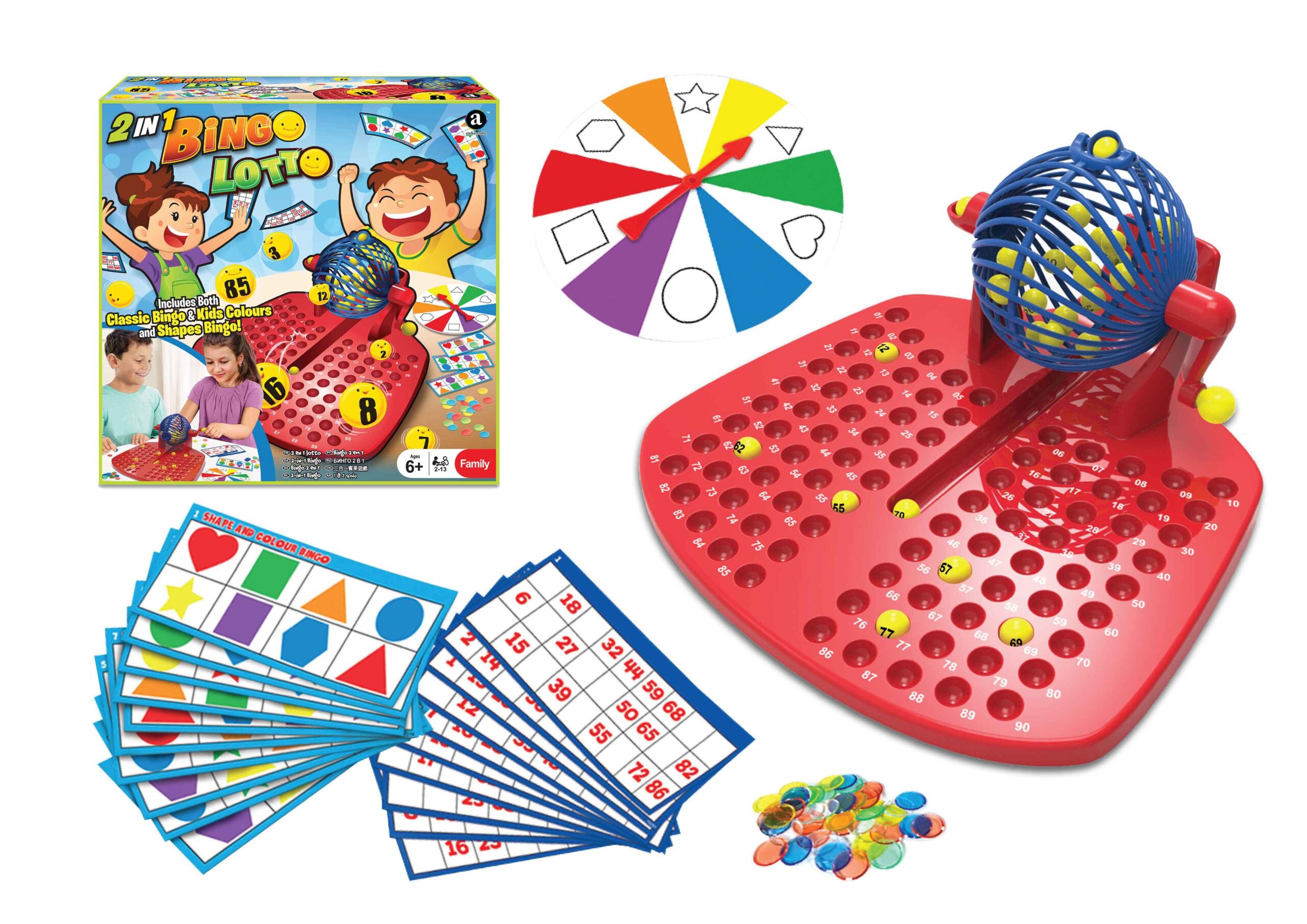 2 in 1 Bingo- Fun Board Games For Kids