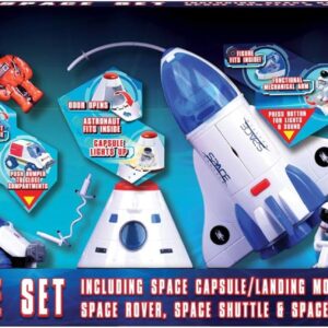 Space Set 4-in-1 (Capsule, Rover, Shuttle, & Station)