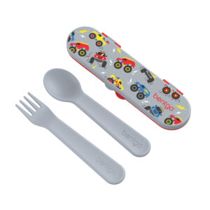 Bentgo Kids Utensils Set – Trucks (3pcs)