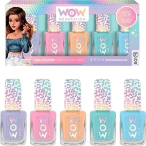 Nail Polish Pack of 5 Bottles-WOW Generation