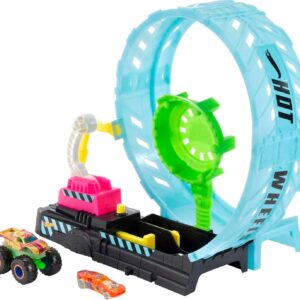 Hw Mt Glow In The Dark Epic Loop Challenge Play Set