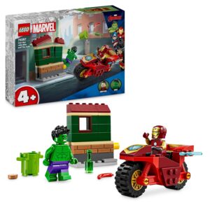 LEGO Marvel Iron Man with Bike and The Hulk – 76287