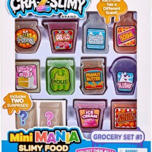 CraZSlimy Mini Mania Slimy Treats Grocery Set