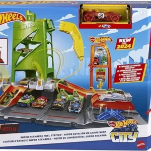 Hot Wheels City Super Fuel Station Station