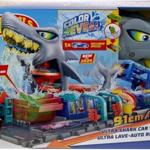 Hot Wheels City Ultra Shark Car Wash