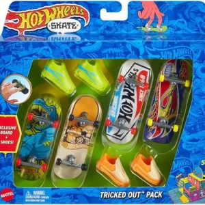 Hot Wheels Skate Fingerboard + Shoe Asst