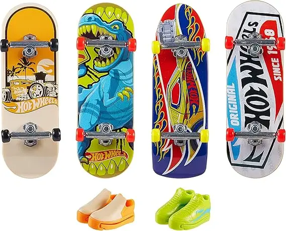 Hot Wheels Skate Fingerboard + Shoe Asst 3