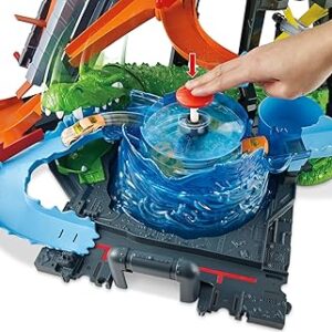 Hot Wheels Color Shifters Gator Car Wash Playset